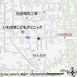 群馬県前橋市箱田町1248周辺の地図
