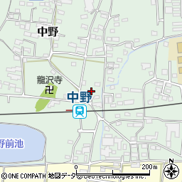長野県上田市中野546-2周辺の地図