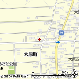 群馬県太田市大原町1524-2周辺の地図