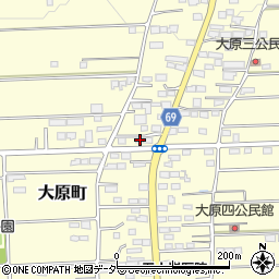 群馬県太田市大原町1521周辺の地図