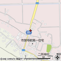 茨城県桜川市西小塙820周辺の地図
