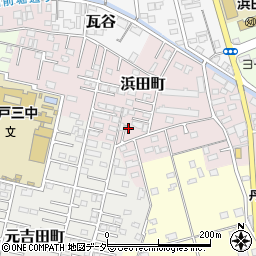 茨城県水戸市浜田町47周辺の地図