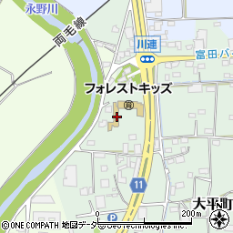 栃木県栃木市大平町川連509周辺の地図