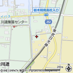 栃木県栃木市大平町川連307周辺の地図