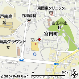 茨城県水戸市宮内町3197周辺の地図