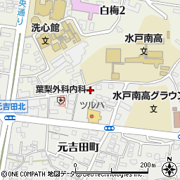 茨城県水戸市元吉田町384周辺の地図