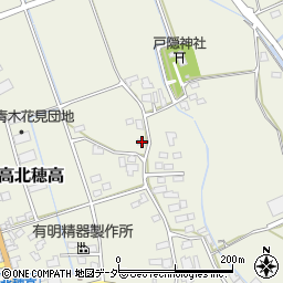 長野県安曇野市穂高北穂高2011周辺の地図