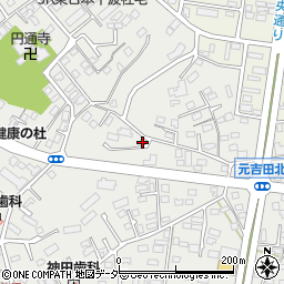 茨城県水戸市元吉田町28-7周辺の地図
