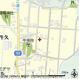 栃木県栃木市大平町牛久429周辺の地図