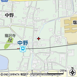 長野県上田市中野408-6周辺の地図