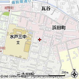 茨城県水戸市元吉田町2872-1周辺の地図