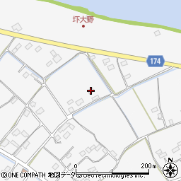茨城県水戸市圷大野165周辺の地図