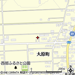 群馬県太田市大原町1527-1周辺の地図