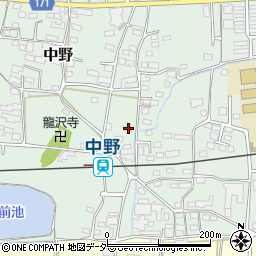 長野県上田市中野549周辺の地図