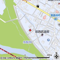 栃木県足利市葉鹿町166周辺の地図
