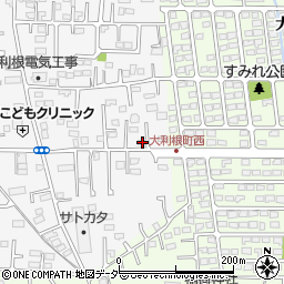 群馬県前橋市箱田町1217周辺の地図
