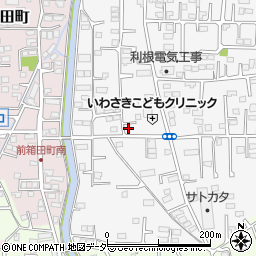 群馬県前橋市箱田町1355周辺の地図