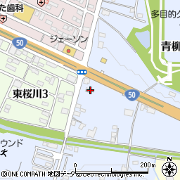 茨城県桜川市青柳436周辺の地図