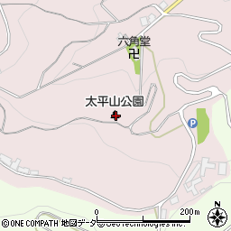 太平山県立自然公園周辺の地図