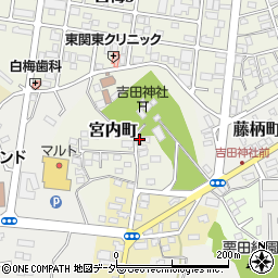茨城県水戸市宮内町3210周辺の地図