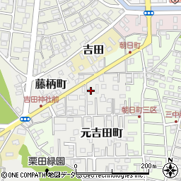 茨城県水戸市元吉田町2943周辺の地図