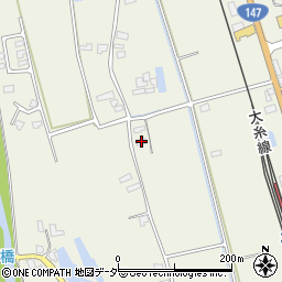 長野県安曇野市穂高北穂高2414周辺の地図