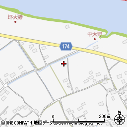 茨城県水戸市圷大野721周辺の地図