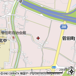 栃木県足利市菅田町353周辺の地図