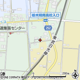 栃木県栃木市大平町土与673周辺の地図