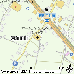 茨城県水戸市河和田町3755-1周辺の地図