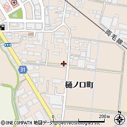 栃木県栃木市樋ノ口町239周辺の地図