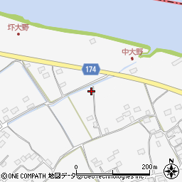 茨城県水戸市圷大野94周辺の地図