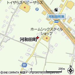 茨城県水戸市河和田町3766周辺の地図
