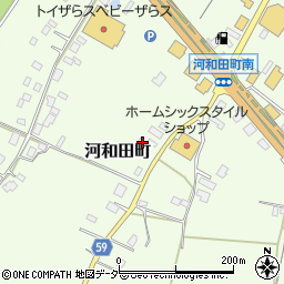 茨城県水戸市河和田町3767周辺の地図