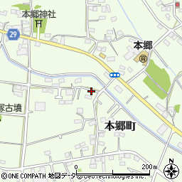 群馬県高崎市本郷町1040周辺の地図