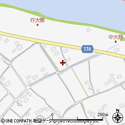 茨城県水戸市圷大野137周辺の地図
