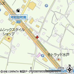 茨城県水戸市河和田町3845-1周辺の地図