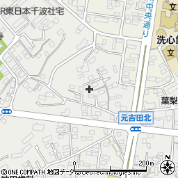 茨城県水戸市元吉田町54-4周辺の地図