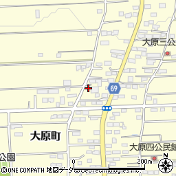 群馬県太田市大原町1518-1周辺の地図