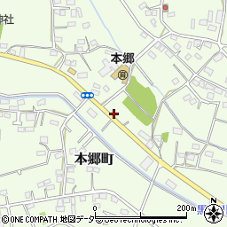 群馬県高崎市本郷町70周辺の地図