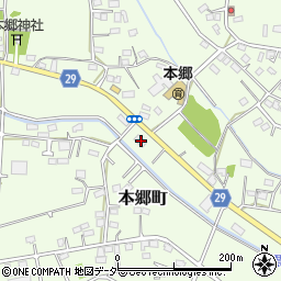 群馬県高崎市本郷町65周辺の地図