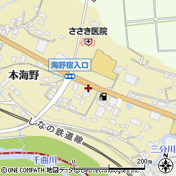 長野県東御市本海野1701-2周辺の地図