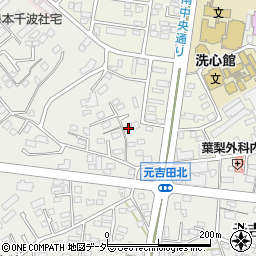 茨城県水戸市元吉田町59周辺の地図