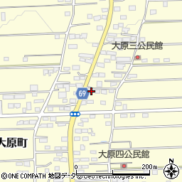 群馬県太田市大原町823周辺の地図