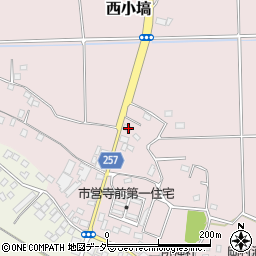 茨城県桜川市西小塙820-3周辺の地図