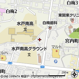 茨城県水戸市元吉田町3265-2周辺の地図
