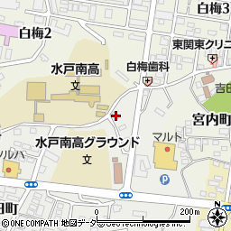 茨城県水戸市元吉田町530周辺の地図