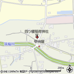 茨城県桜川市友部520-3周辺の地図