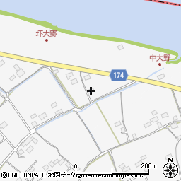 茨城県水戸市圷大野157周辺の地図