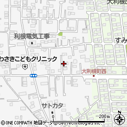 群馬県前橋市箱田町1201周辺の地図